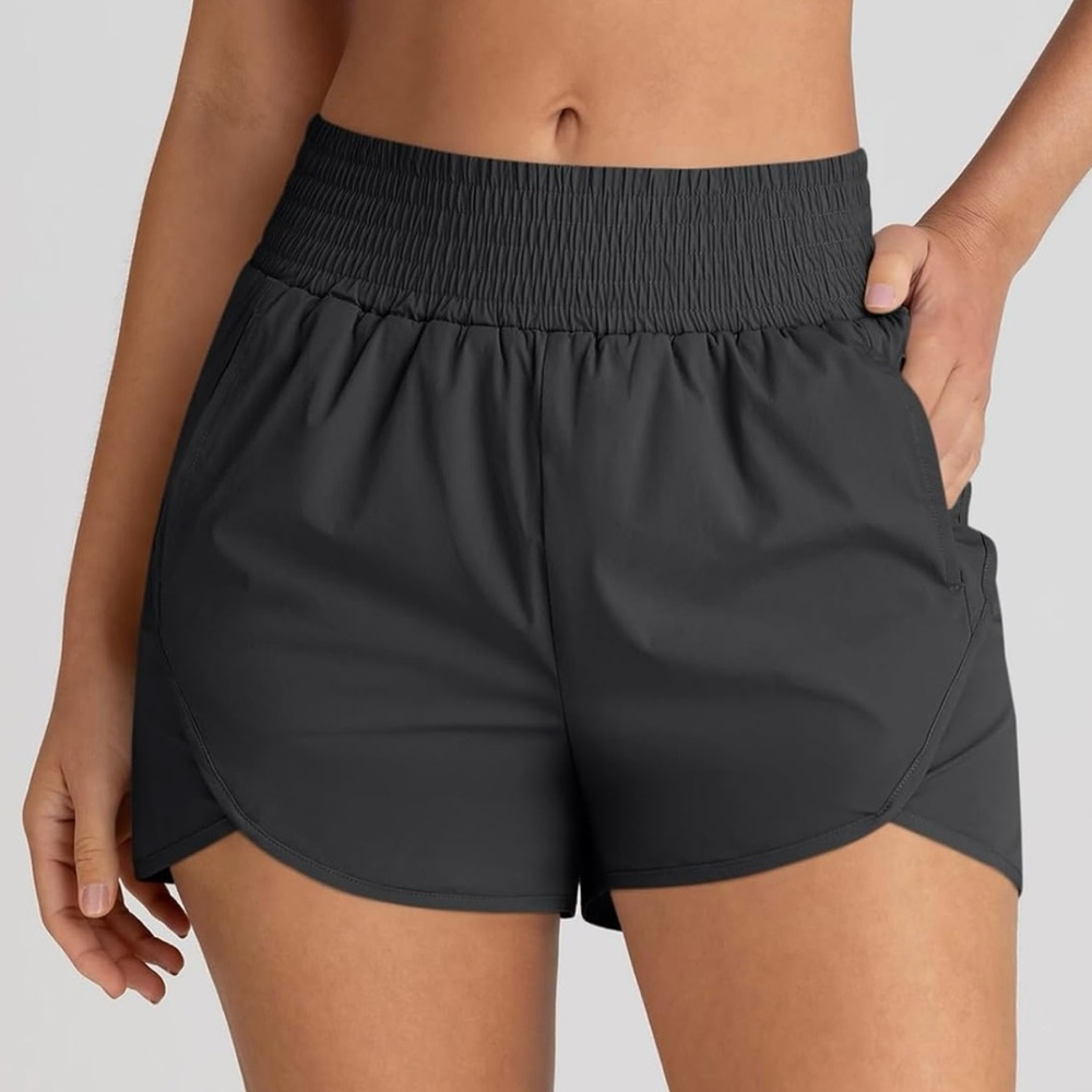 Women's Black Athletic Shorts